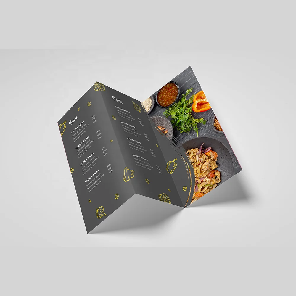 Enrollment Brochure A4 Advertising Brochure Poster Printing Design and Production Color Pages DM Single Three Fold Poster Flyer