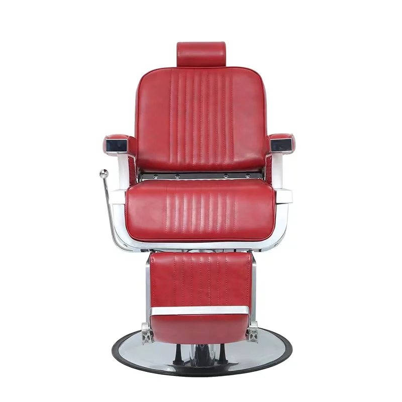 Beauty Hairdressing Barber Hair Salon Furniture Factory Supply Modern China Luxury Wholesale Red Barber Chair