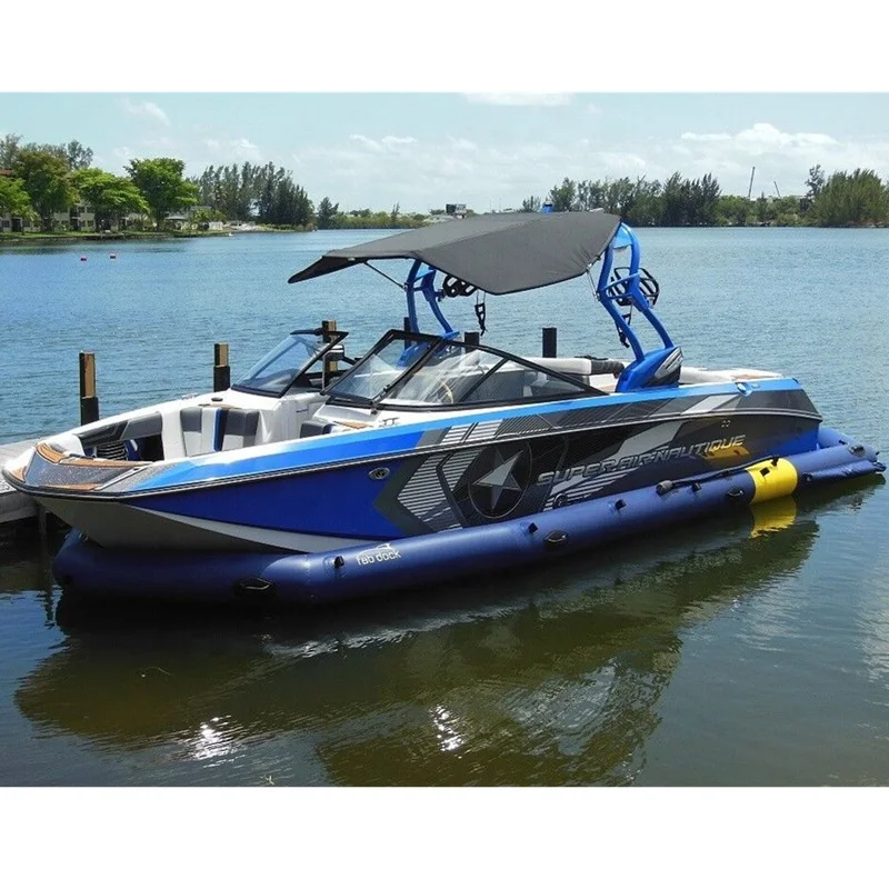 Fabulous water level dry docking solutions to keep your inflatable boat or yacht dry