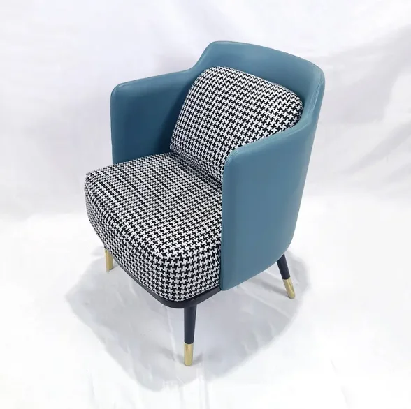 Одноместный обеденный стул в скандинавском стиле роскошный дизайн мягкие Современные домашние диваны для гостиной стулья отдыха