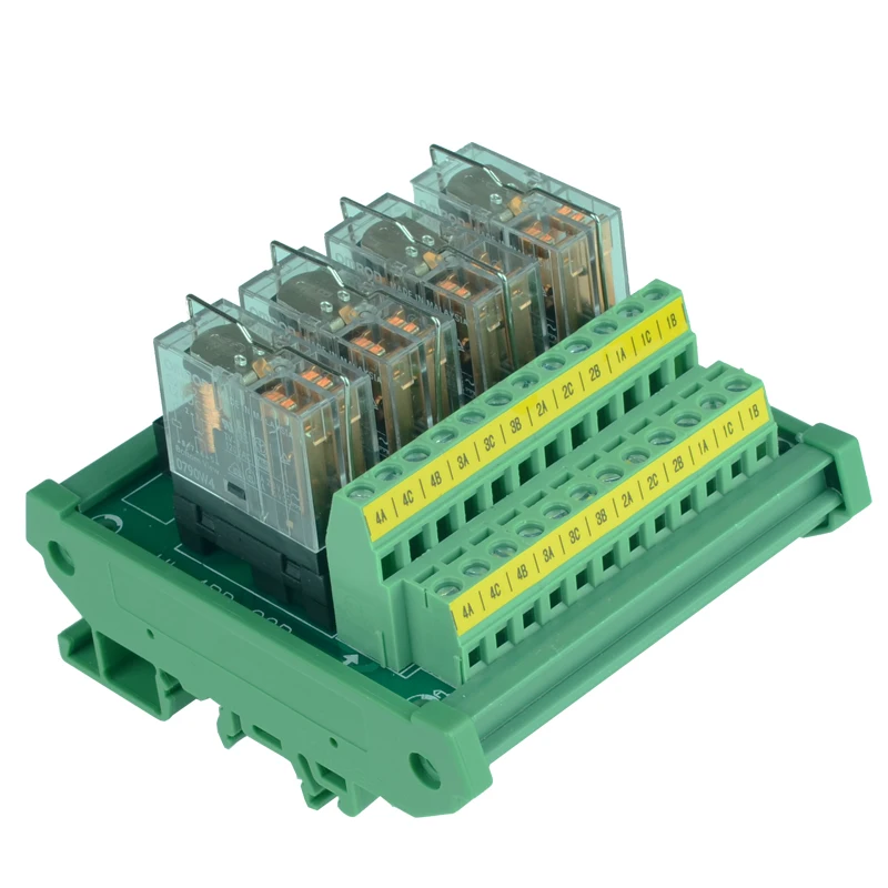 G2R-2 4 Channel Relay Module 2NO 2NC Electronic DPDT Switch Relay 24V  NPN