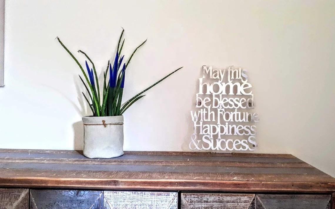 Jewish Birkat habayit home blessing living room decor metal wall art judaica home blessing