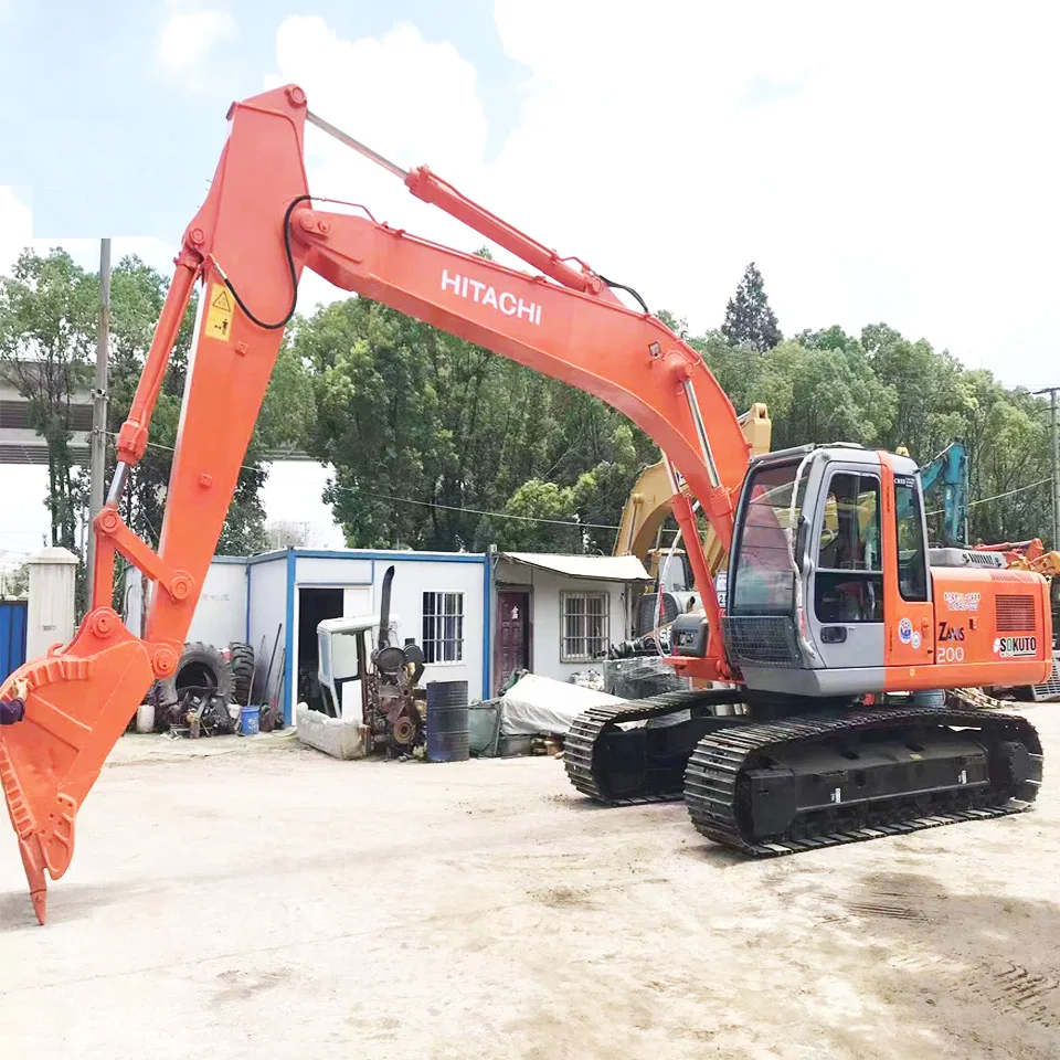 Hitachi Zaxis 200 Excavator 20 Ton Japan Used Hitachi zx200 zx200-6 zx200-3g zx200-5g Crawler Excavator Low Price For Sale