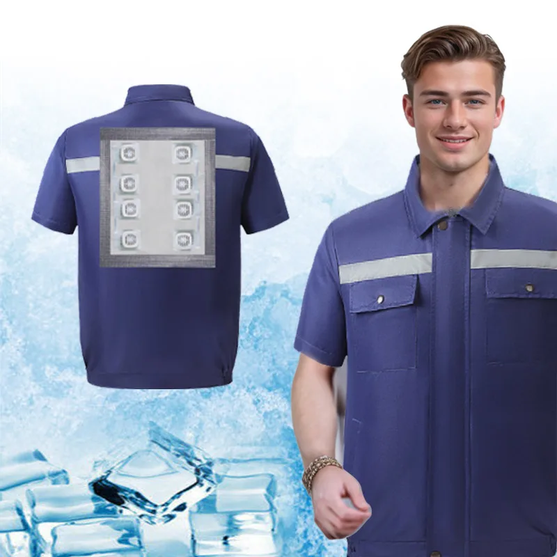Air Conditioner Unisex Cotton Cooling Working Clothes Fan Cooling Tactical Uniforms Vest Outdoor Working Jackets