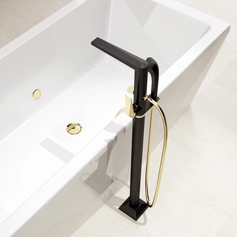 Luxury design style outdoor freestanding bathtub faucet