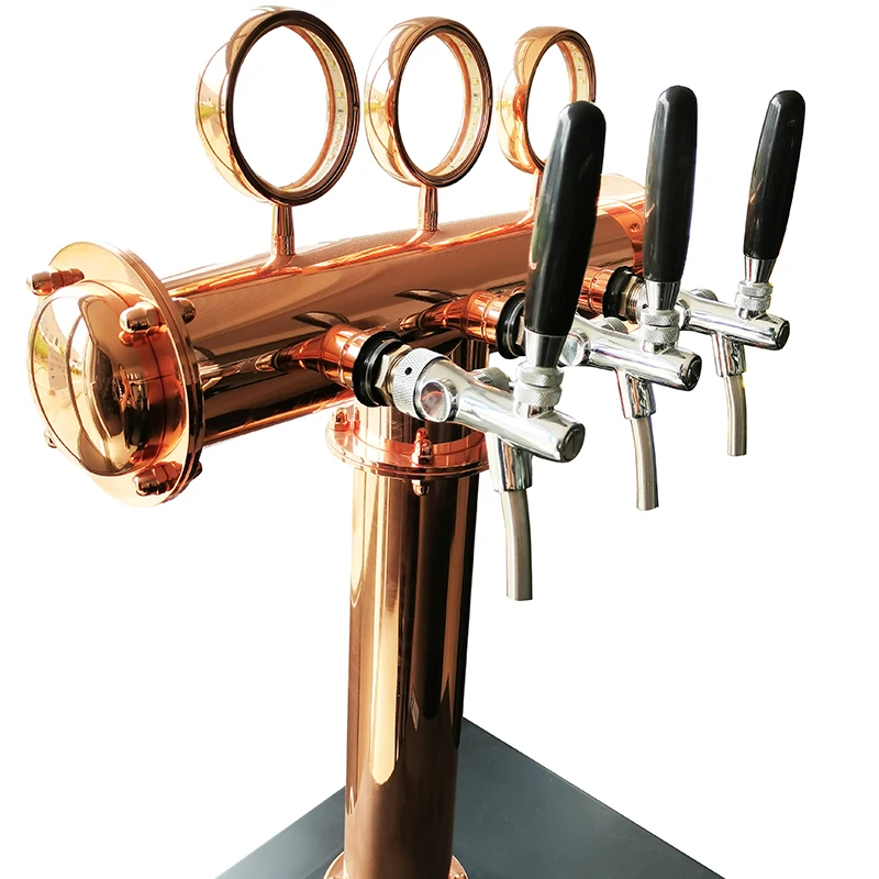 Wholesale Classic Tap Tower PVD 3-way Dispensing Tower Draft Beer Tower