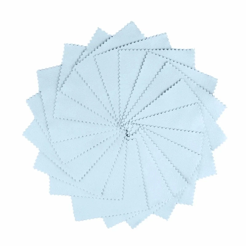 Hot selling jewelry cleaning cloth 8 * 8cm spot jewelry polishing cloth can be customized silver wiping cloth