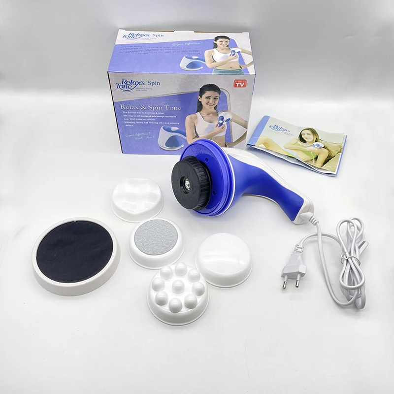 2023  Electric Vibrating Full Relax Tone Spin Body Massager 3D fat Anti Cellulite   Full Body Slimming Massager Roller machine