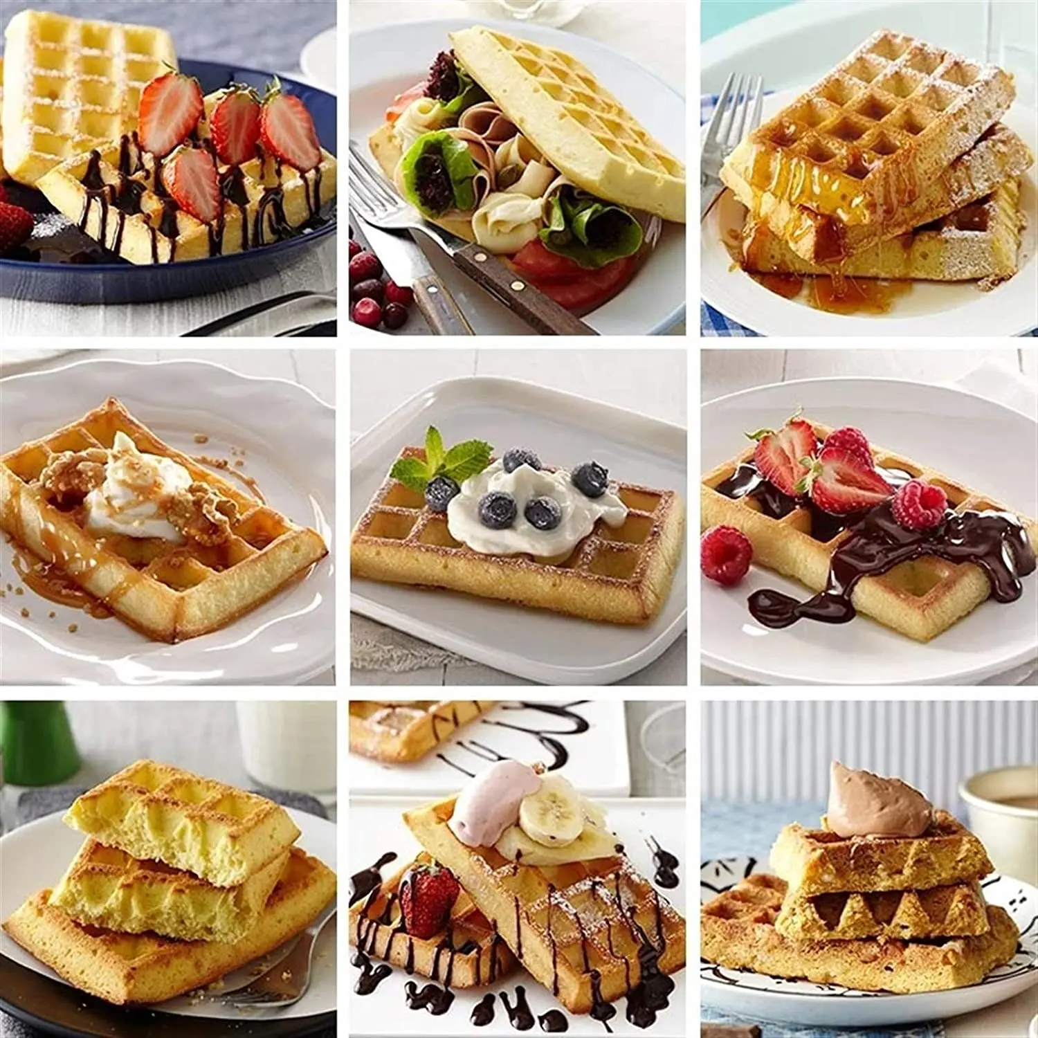 Wholesale 4 cavity diy silicone mold baking tray non stick waffle baking pan cake mold silicone waffle baking mold