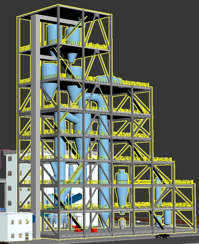 Pressurized Circulating Fluidized Bed Coal Gasifier