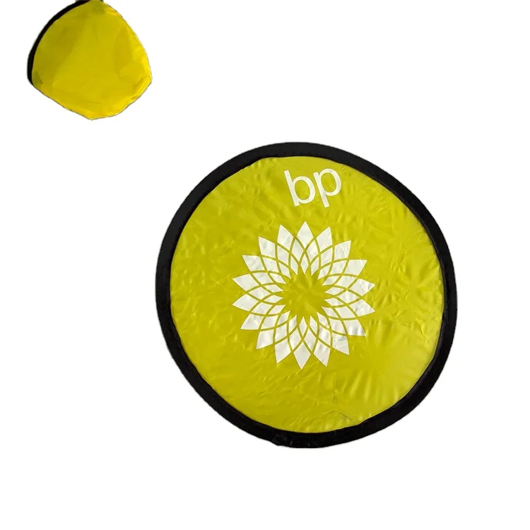 Рекламный дешевый рекламный вентилятор из полиэстерной ткани складной круглый мультяшный на заказ