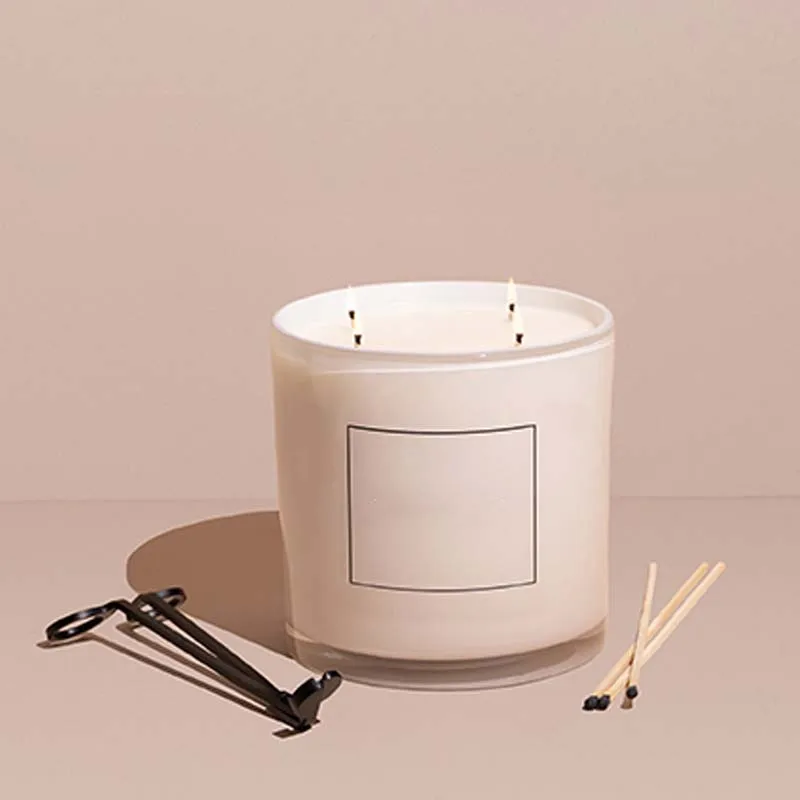 Wholesale Luxury Private Label Glass Jar Natural Soy Wax Candles Scented Set with Gift Box