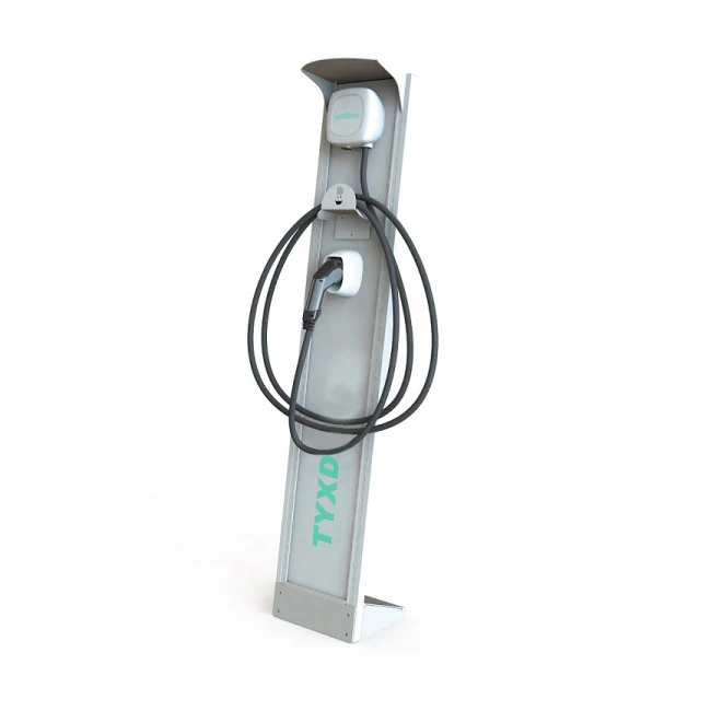  Single Charger Point Pedestal For Charging Stand Station