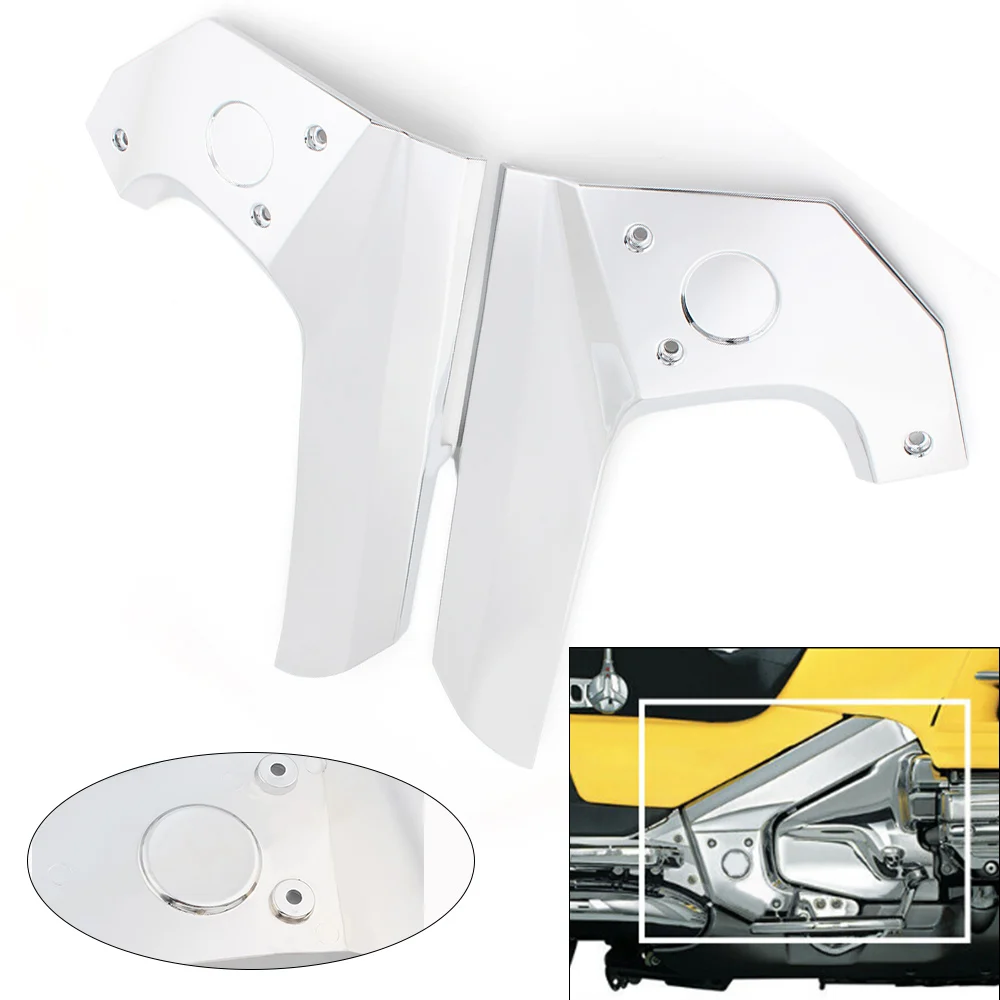 Motorcycle Chrome Body Fairing Frame Side Covers Fit For Honda Goldwing 1800 GL1800