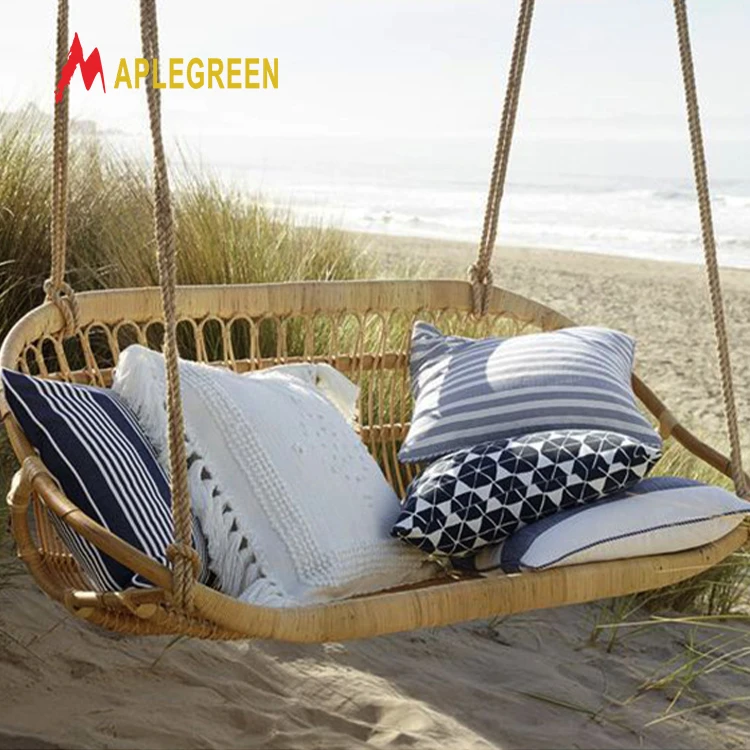 Outdoor Patio Garden Rattan furniture Swings Hanging Chair Modern Patio Swing Chair for Hotel
