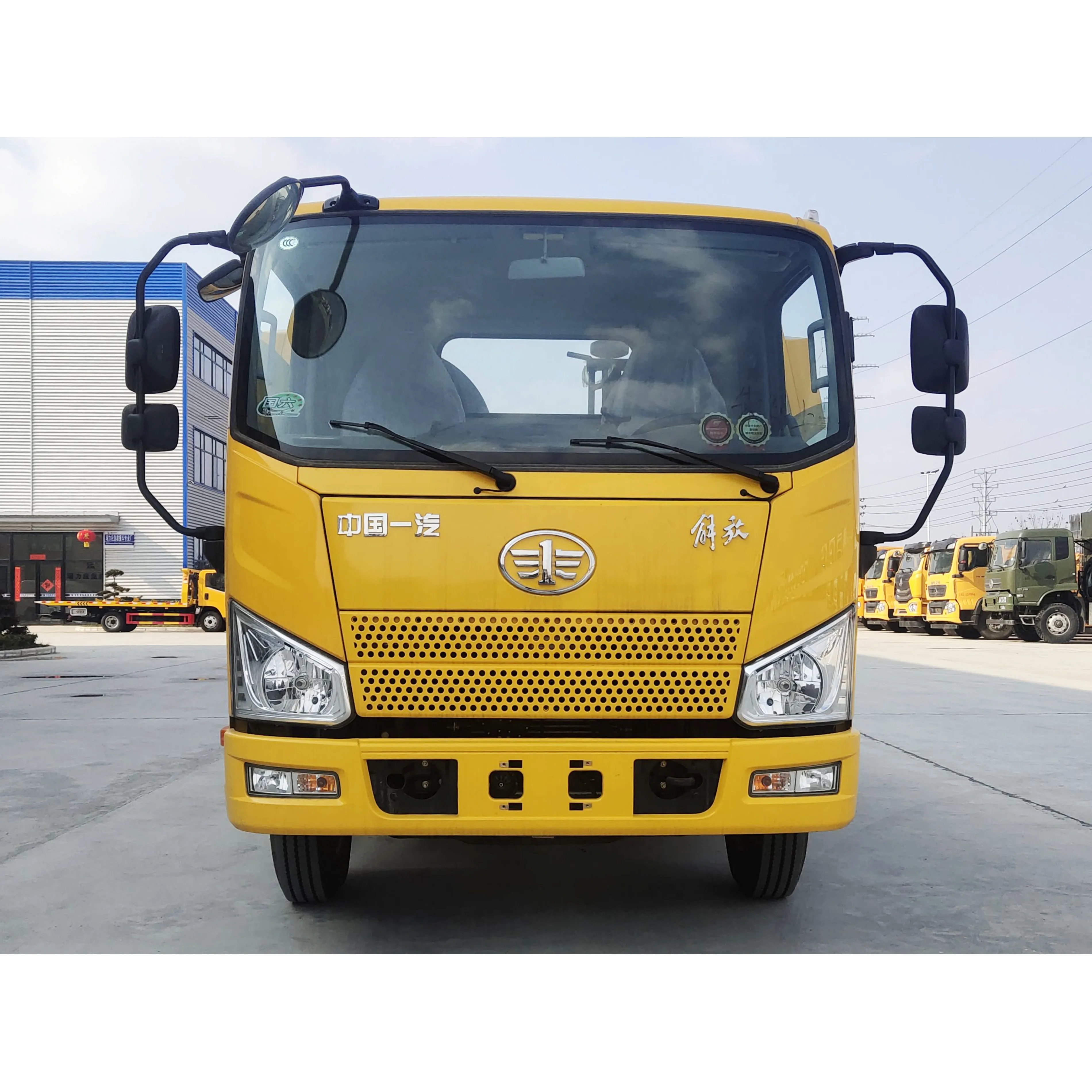 FAW 4t 5t Flatbed Wrecker Towing Tow Truck heavy duty tow truck