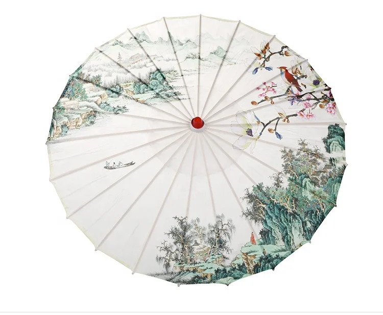 
chinese traditional handmade parasol folded oil paper umbrellas 
