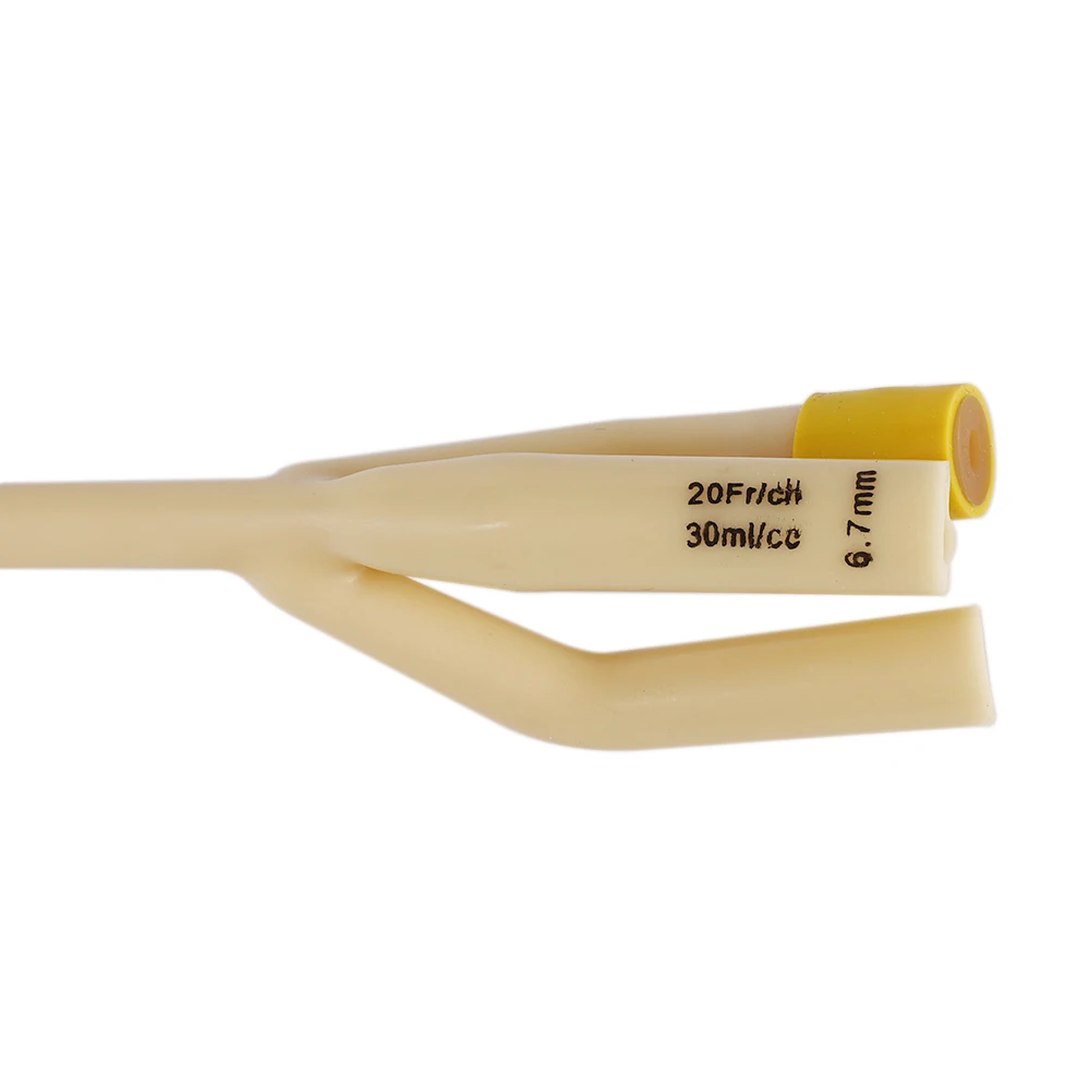 Durable Three-Way Latex Foley Catheter with Advanced Silicone Coating for Optimal Healthcare Performance