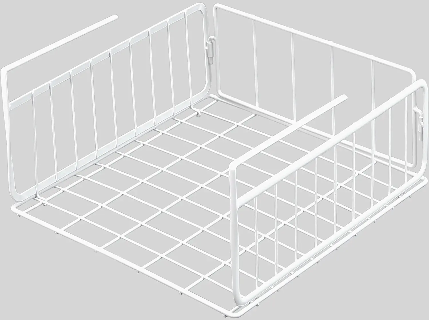 Kitchen Bathroom Hanging Wire White Under Shelf Storage Basket