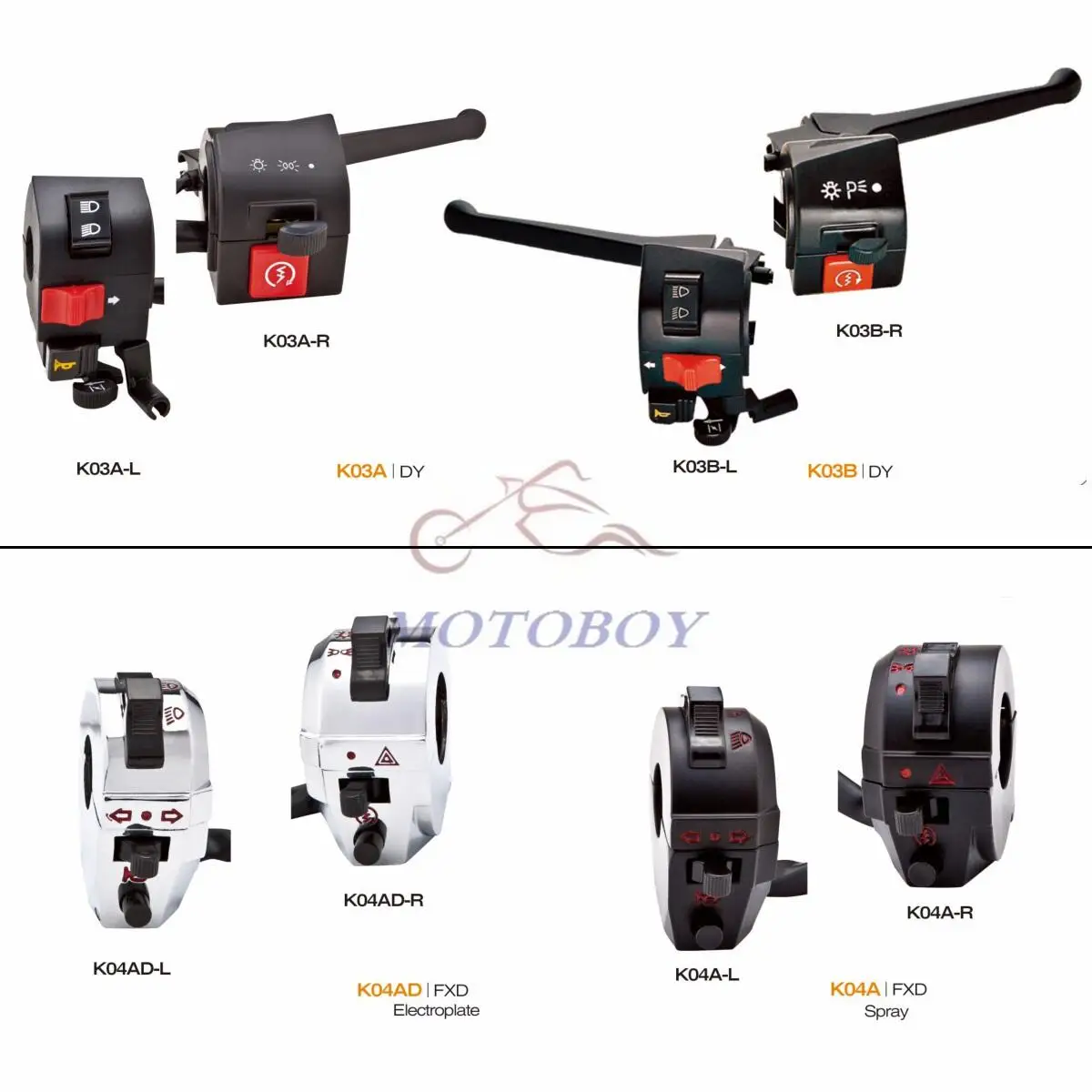 100% Brand New And High Quality Universal Waterproof Motorcycle Modified Accessories Handle Switch