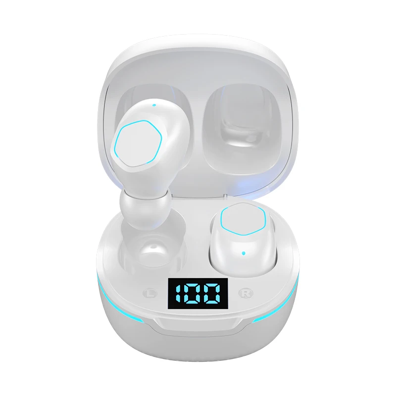 Ultra-Long Battery Noise Cancelling Over-Ear Headphones Digital Display Wireless Earbuds LED Battery Indicator Bluetooth V5.3 JL