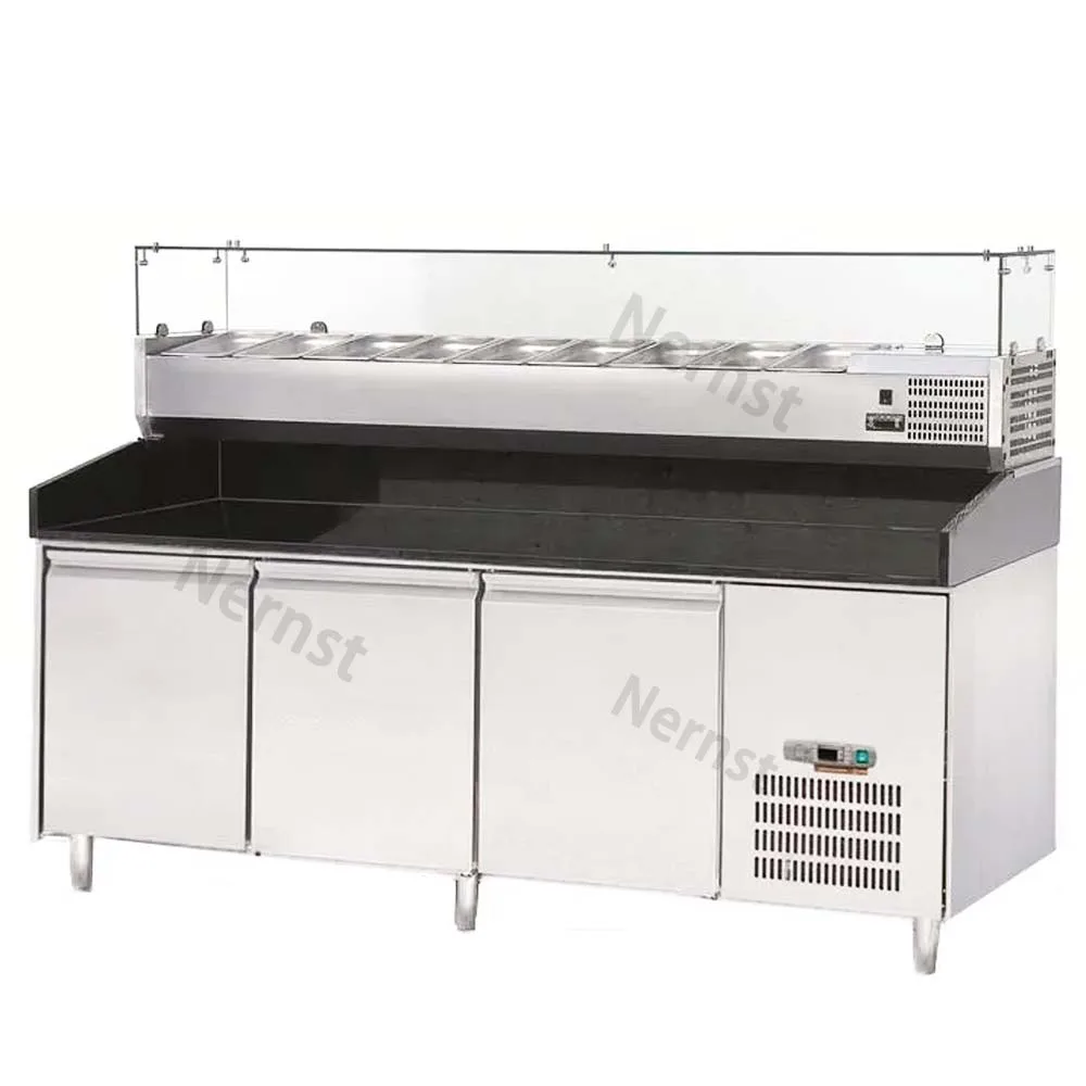 China Manufacturer Restaurant Kitchen Stainless Steel Under Counter Refrigeration Equipment Commercial Refrigerator Freezer