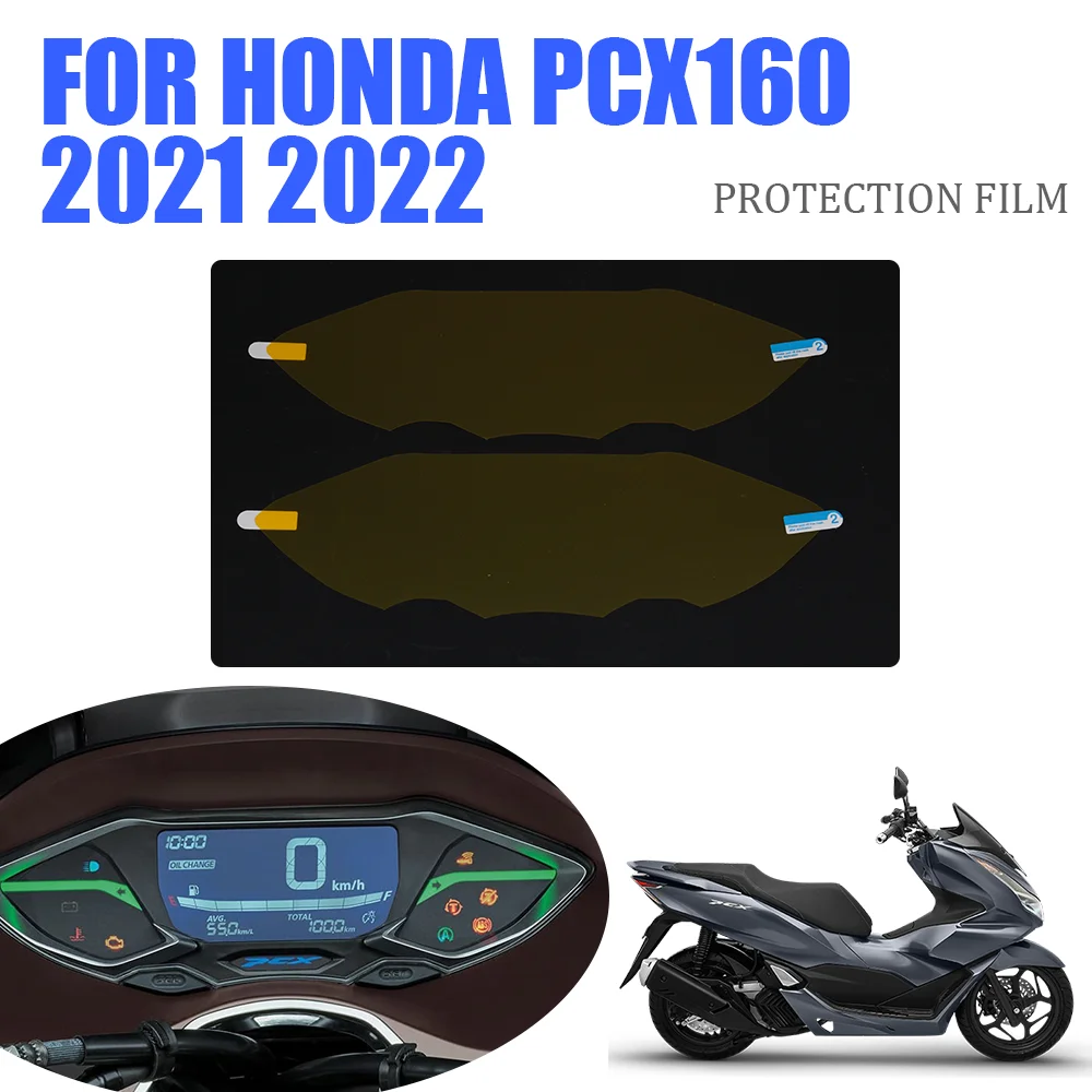 For Honda PCX160 PCX 160 2021 2022 Motorcycle Accessories Cluster Scratch Protection Film Screen Protector Dashboard Instrument