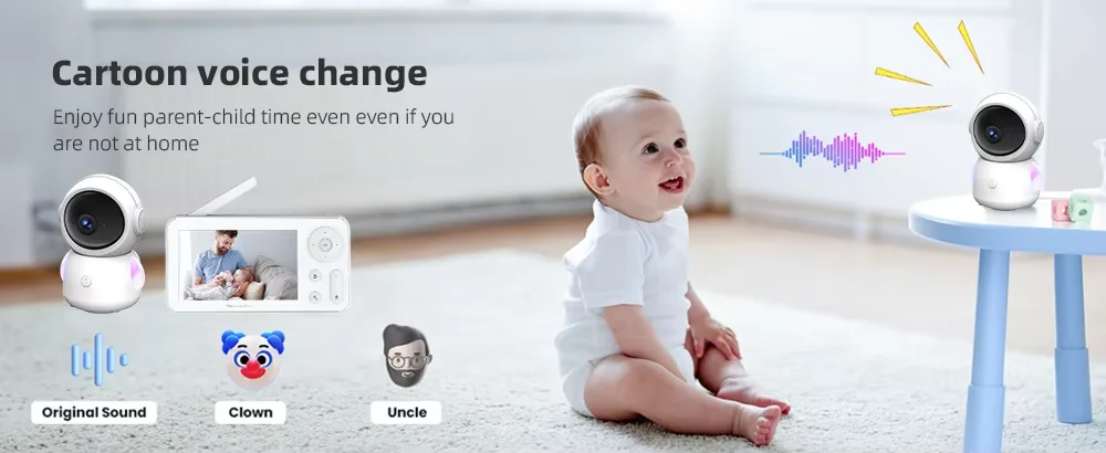 New 1080P Full HD CCTV Wireless Two-Way Audio Night Vision Smart Home Security Camera Video WiFi Baby Sleep Monitor With App