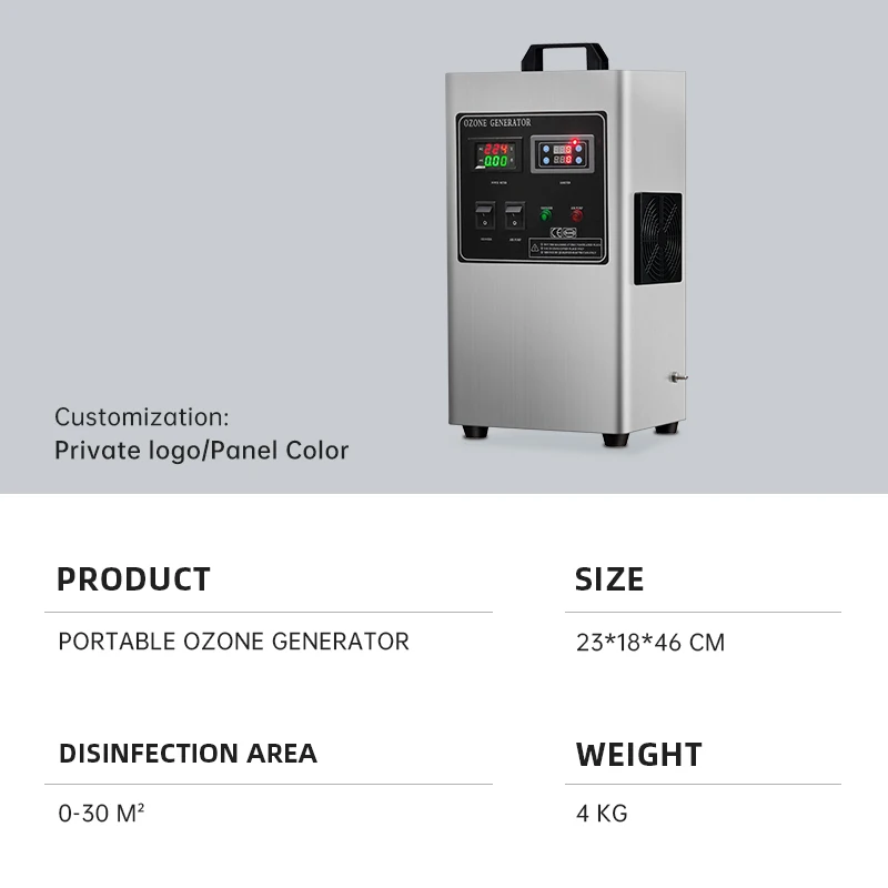 Portable Ozone Generator for Air Purifier Household Ozone Gas 3g 5g Ozonizer