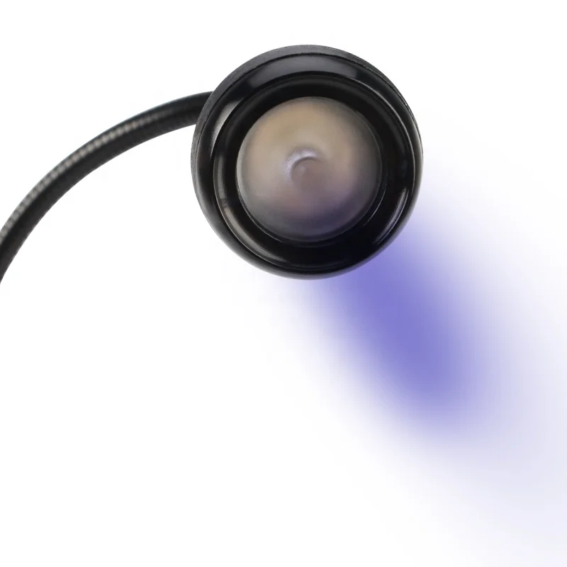 UV Led Lamp Purple Light Flexible Metal Tube USB Mini UV Gel Curing Ultraviolet Lights Desk Lamp Nail lamp Dryer Clip On Desk