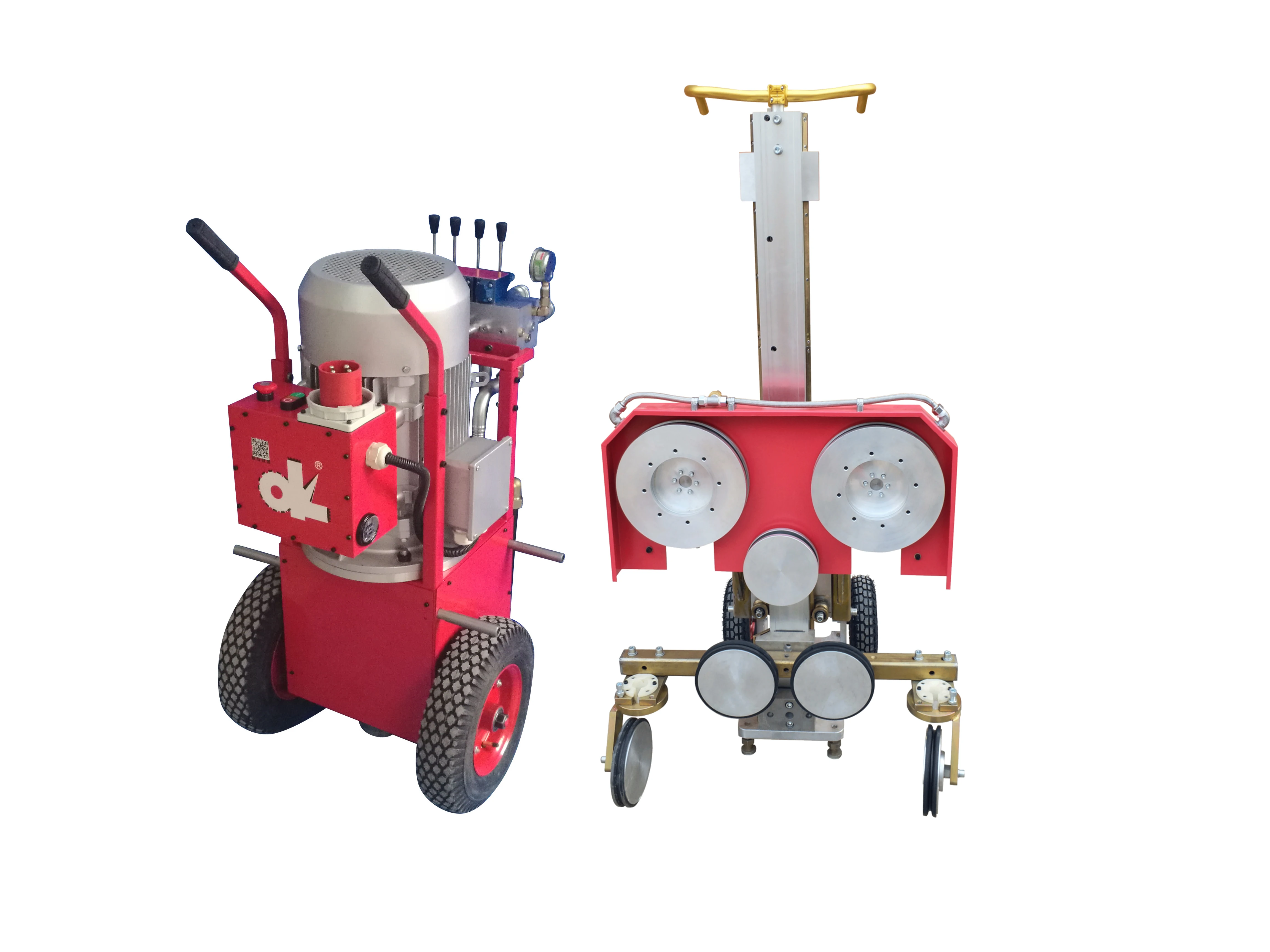 Small diamond wire saw quarry stone cutting machine Hydraulic concrete rock saw