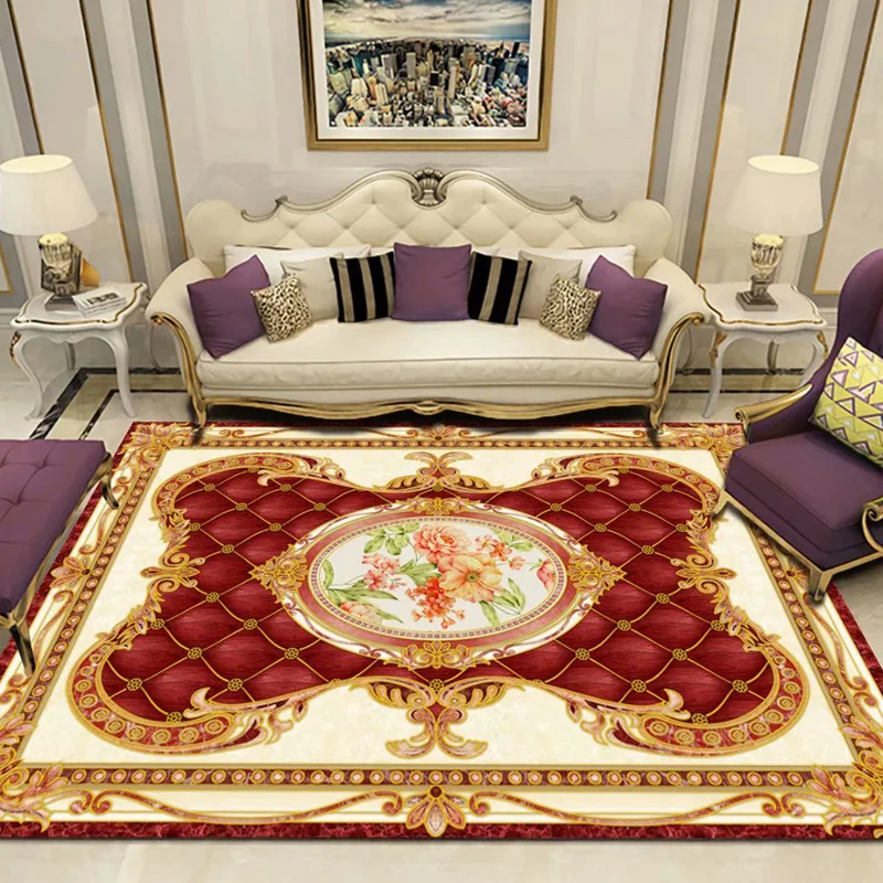 Easycarpeter Quality Modern 3d and carpets turkish Area mats for Living Room carpet washable non-slip center mat