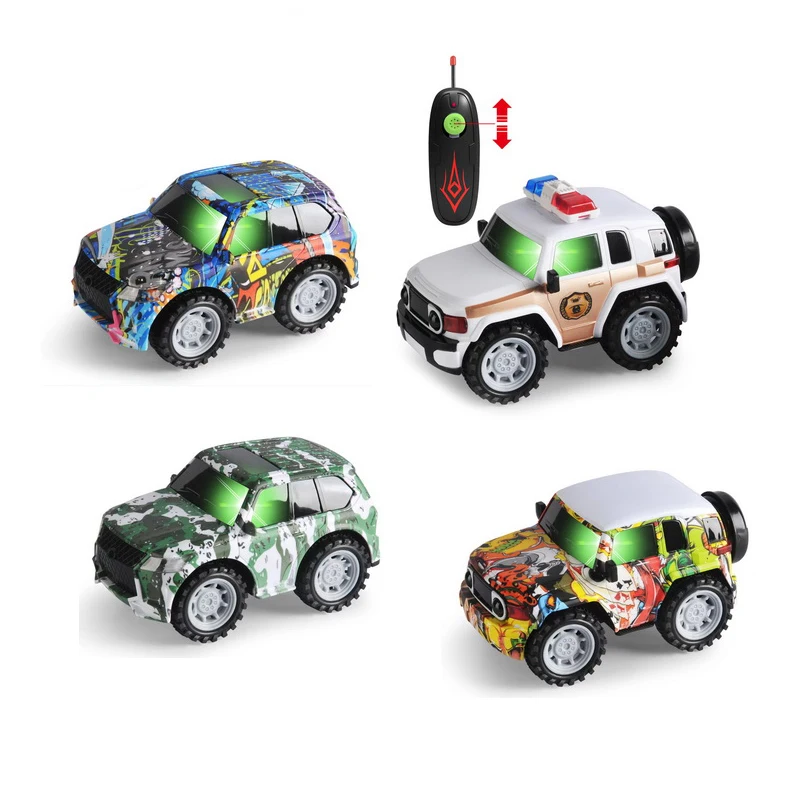 EPT $1 Dollar Promotion Toys 2-Way Rc Police Car Mini Fj41 Remote Control Truck Toy