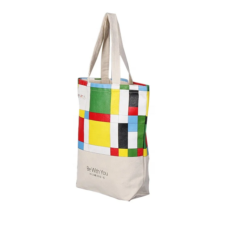 2018 trending Best Quality Cotton canvas fabric tote bags