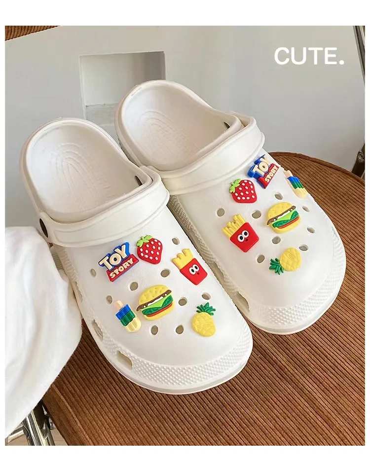 Hamburg 3MM Sole Classic Lady Clog Shoes Slipper DIY Charms Garden Shoes For Women