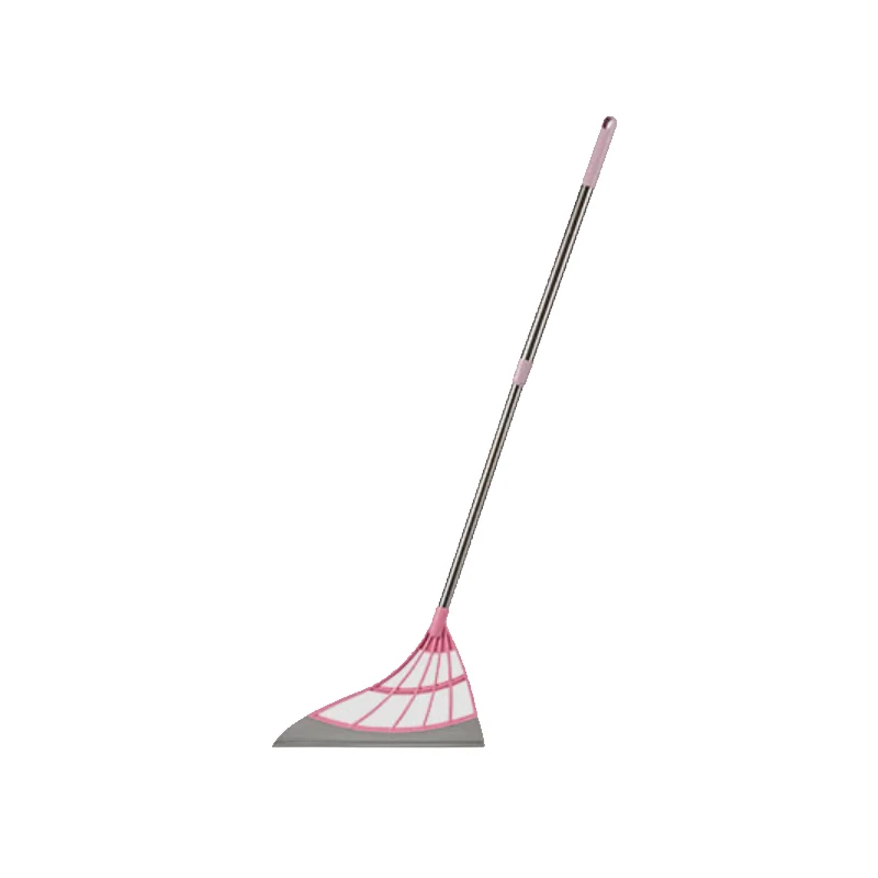 Topwill Household Magic Silicone Broom Dust-free Sweeping Wiper Scraping 2 in 1 Magic Broom Scraping Broom