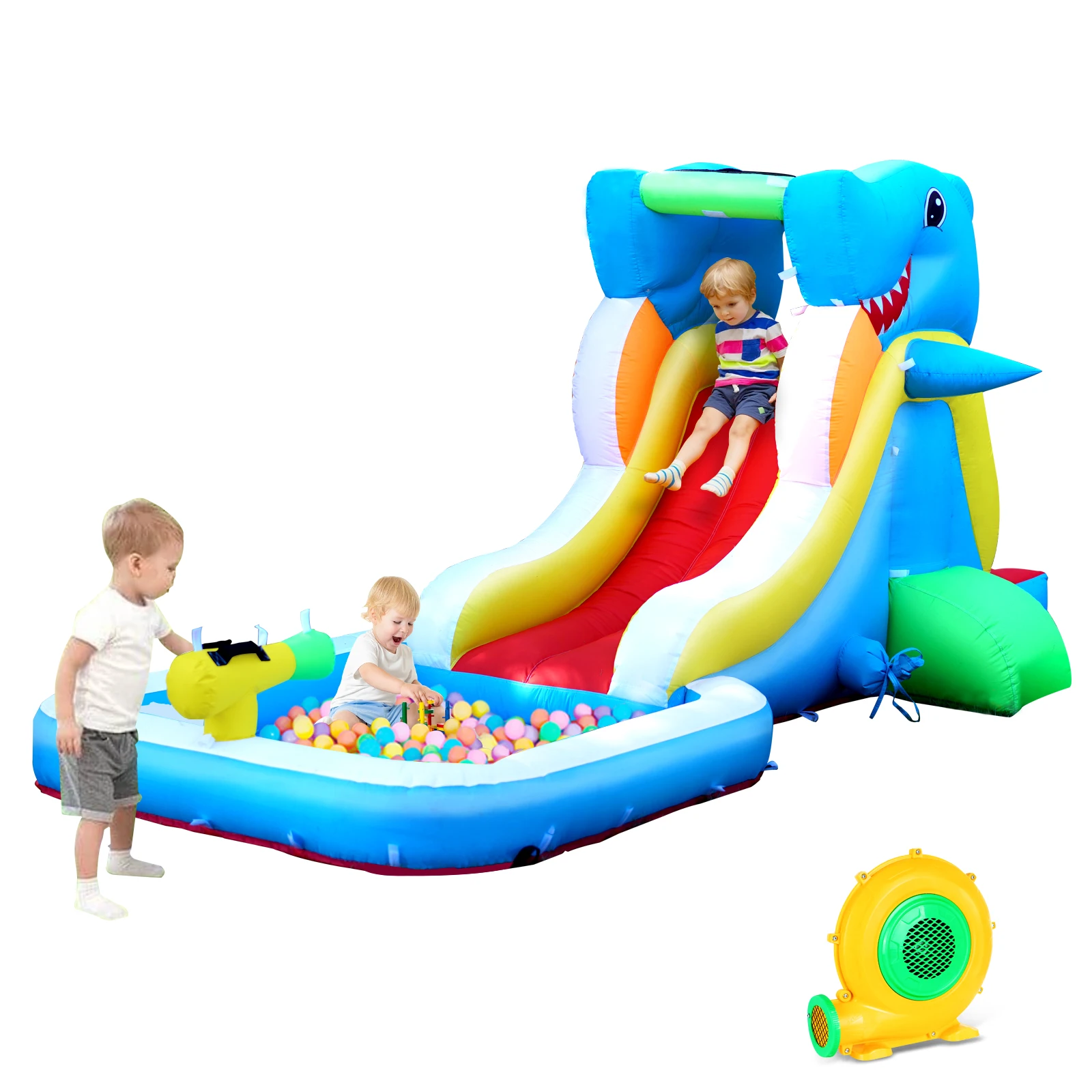 Mini Backyard Home Use Inflatable Water Park Waters Slide pool bounce house