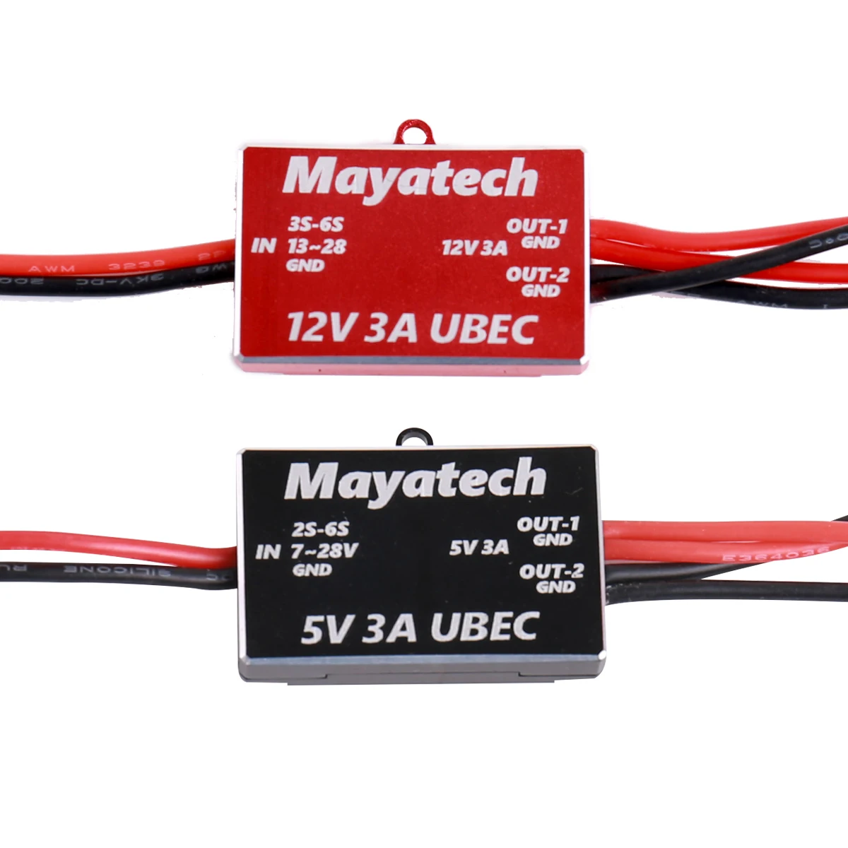 Mayatech 5V 12V понижающий модуль питания с регулировкой напряжения от 7-28V до 5V/от 13-28V UBEC-3A 6s для модели FPV UAV