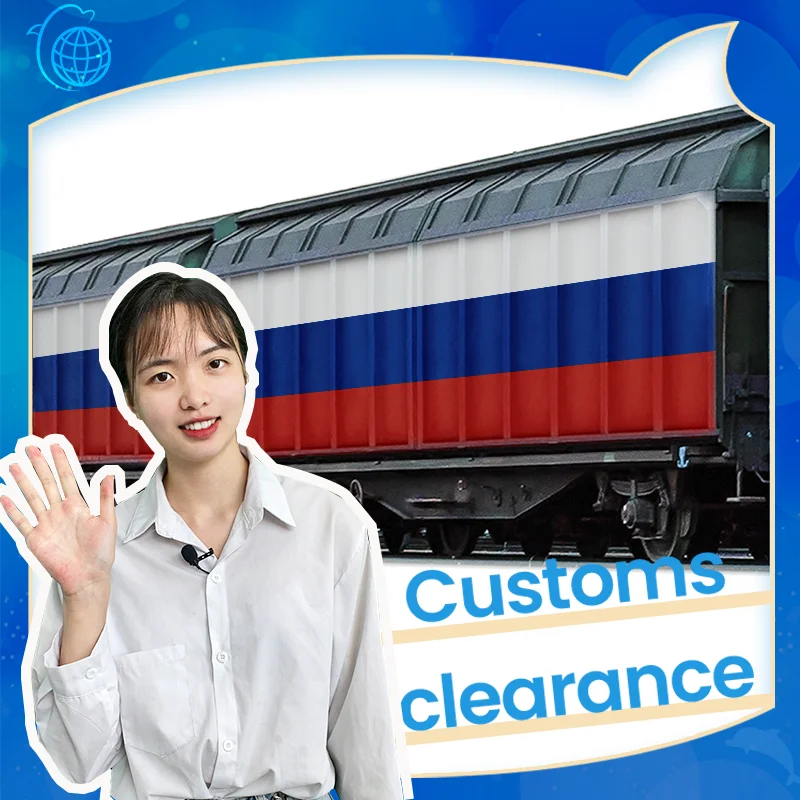 Cheap china logistics Ddp railway shipping freight road land transportation to russia