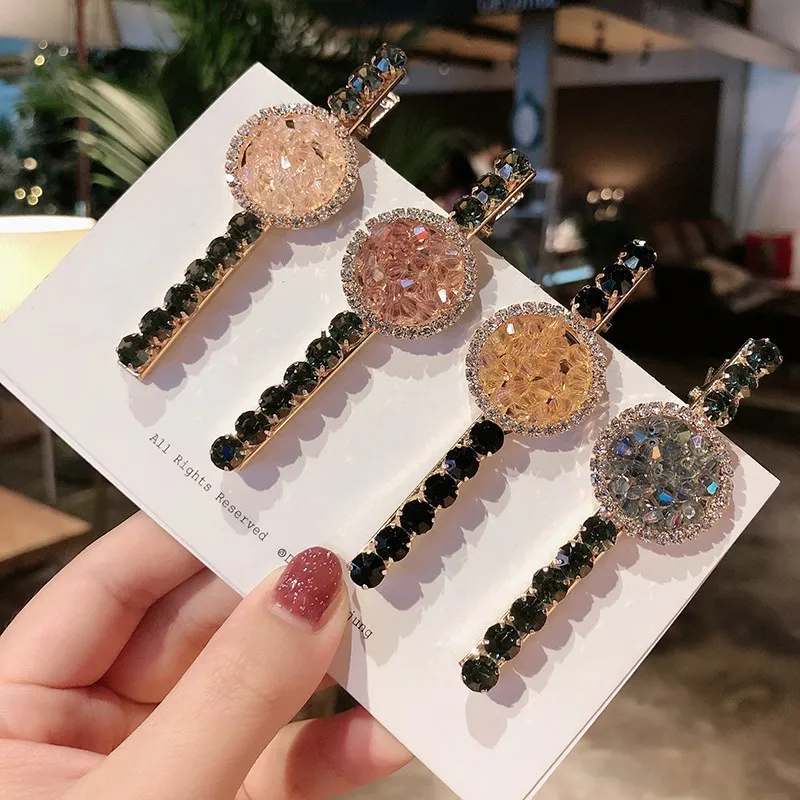 
Новинка 2020, модные аксессуары для волос, заколки для волос с кристаллами, красивые декоративные заколки для волос хорошего качества 