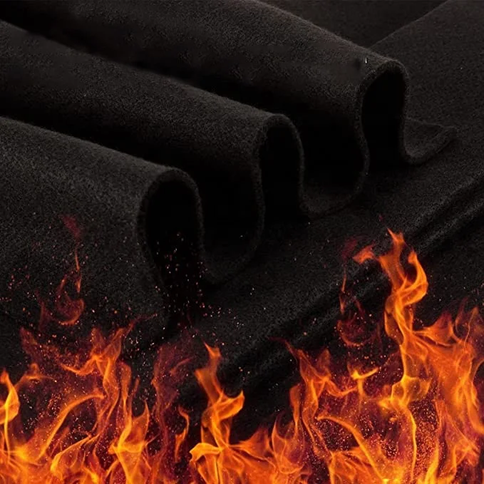 Needle Punched Pre-Oxidized Felt Carbon Fiber Insulation Felt For Industrial Ovens