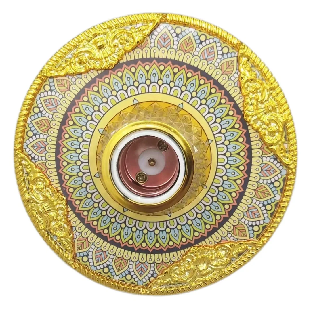 E27 B22 Double Lamp Holder Big Base Golden Color Decorative Lamp Holder