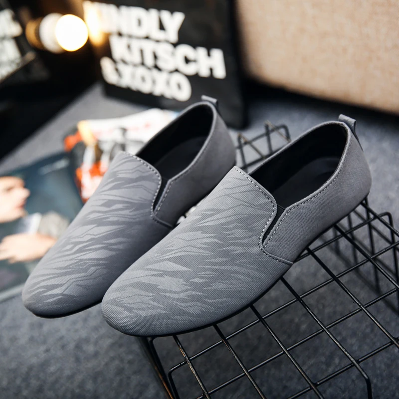 Wholesale Fancy Men Casual Leather Loafer Slipper Shoes