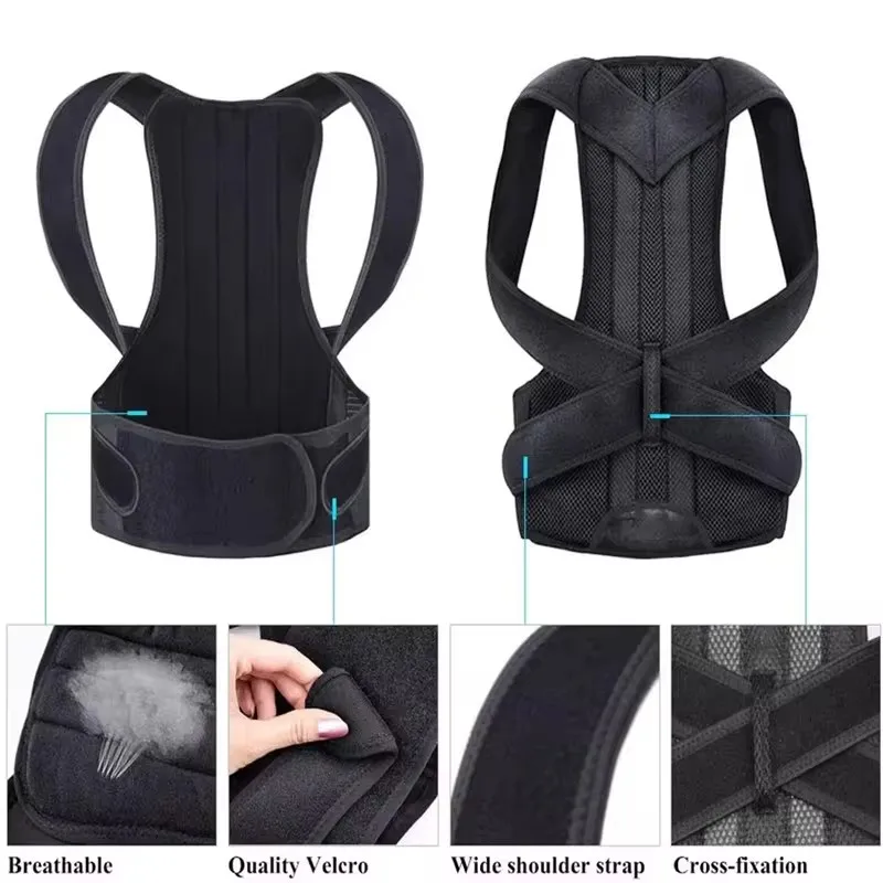 FSPG  Adjustable Back Support Back Pain Spine Corrector Posture Corrector For Clavicle Belt