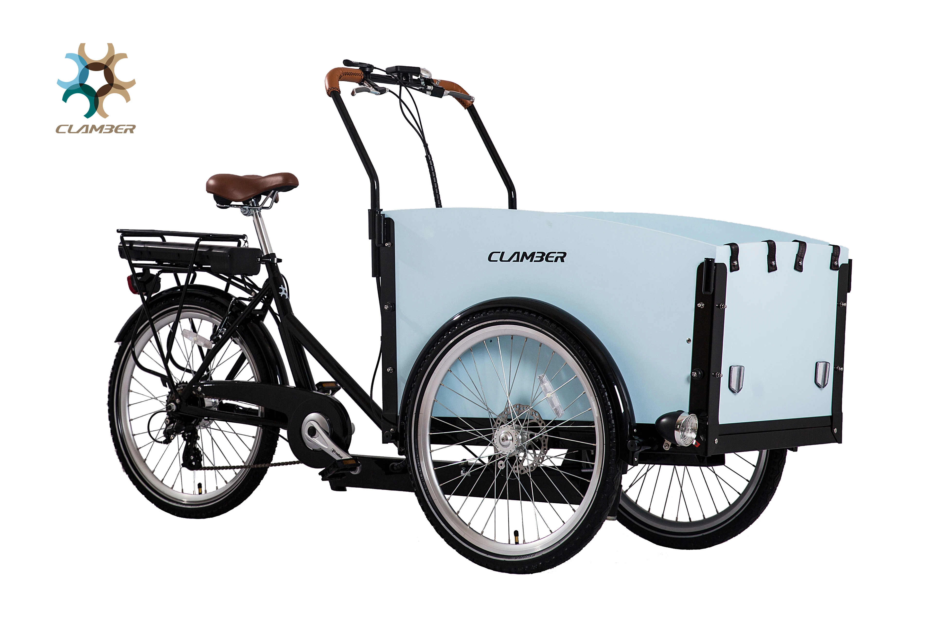 Cheap Price 250W 36V Cargo E Bike 3 Wheel Family Delivery Electric Cargo Tricycles