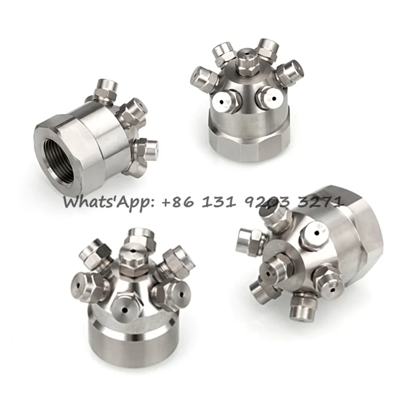 SS304 Stainless Steel Fixed 7-Head Tank Washing Nozzles home garden 13-Head Stationary Cluster TankJet Cleaning Nozzle