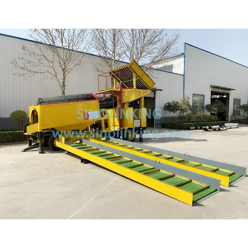 Gold Trommel Washing Plant Gold Mining Machinery for sale