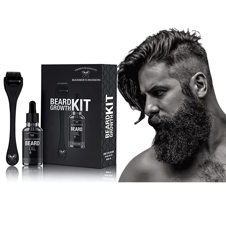 Набор для ухода за бородой, этикетка на заказ, подарочная коробка