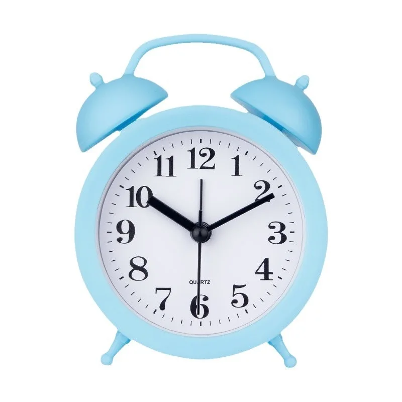 Creative bedside small alarm clock desktop decoration silent pointer desktop multifunctional alarm clock