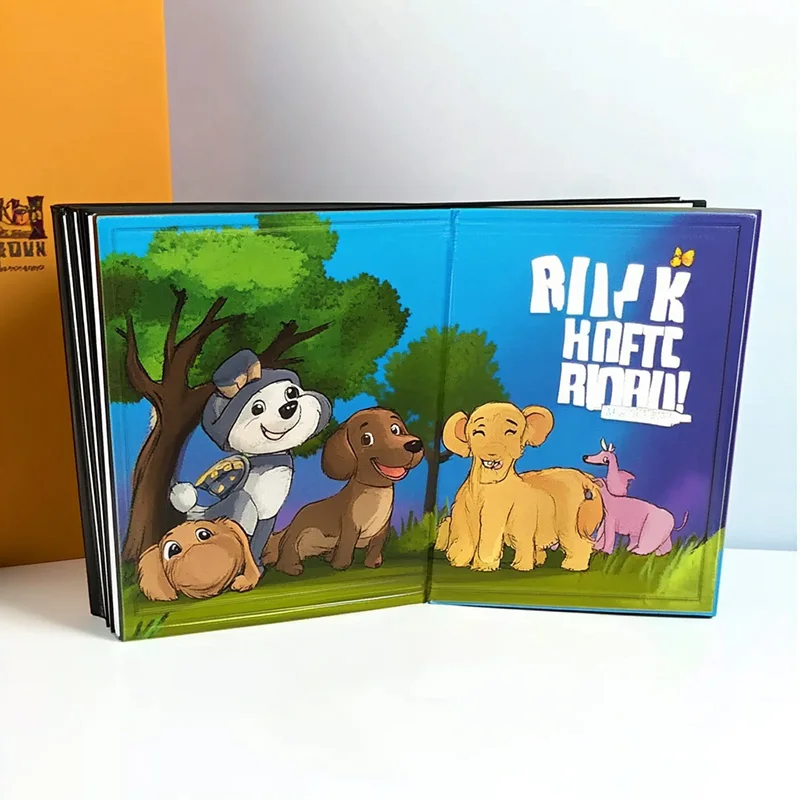 Custom Manufactured Hardcover Kids Story Book Children A4/A5 Size Printed English Digital Offset Techniques Made Duplex Board